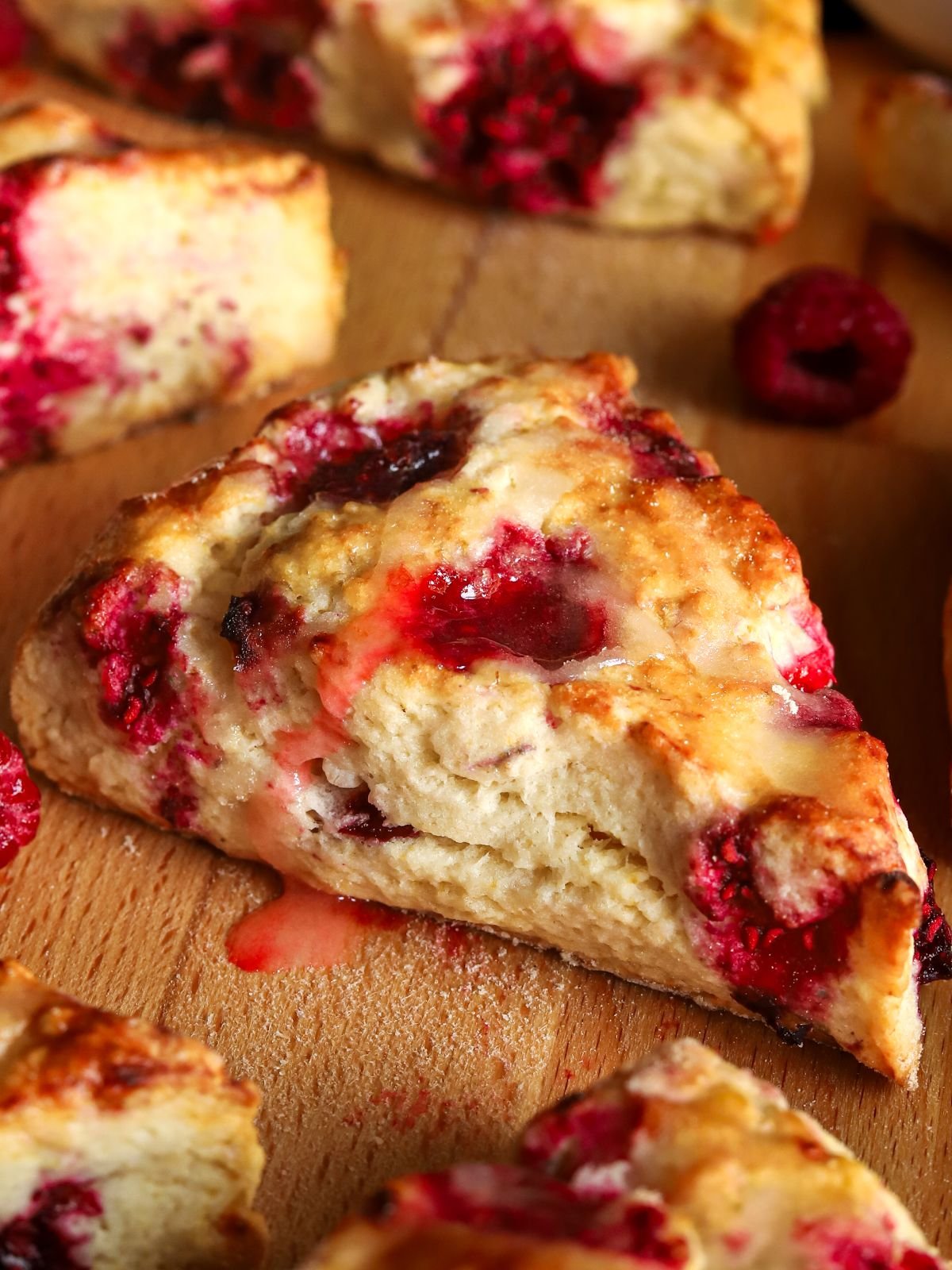 Raspberry Cottage Cheese Scones – Soft, Fruity, and Lightly Creamy