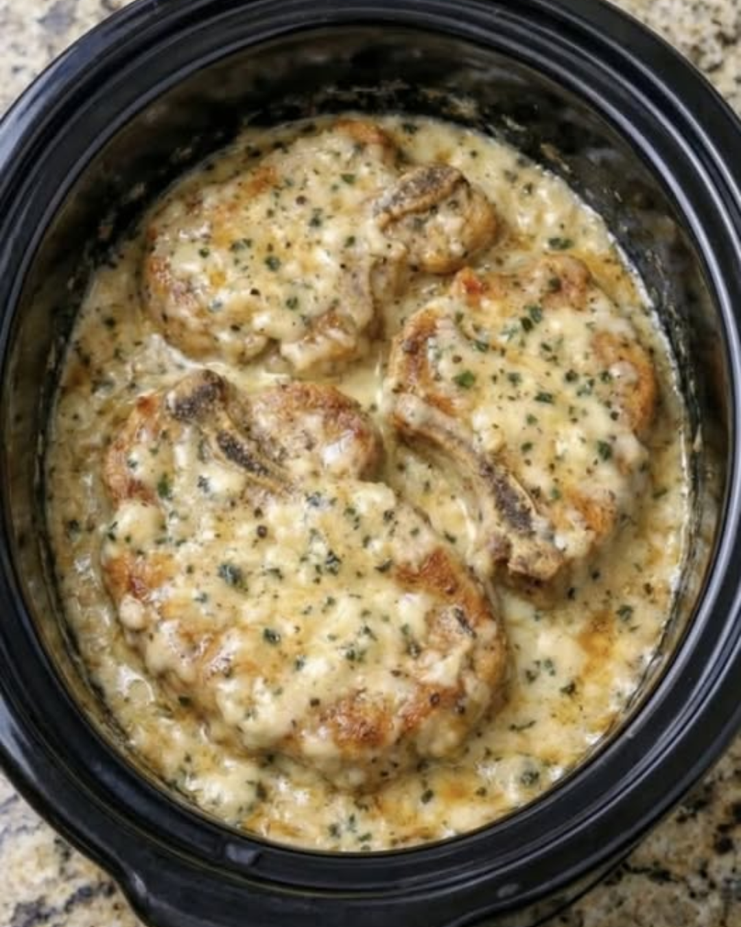 3-Ingredient Crockpot Ranch Pork Chops