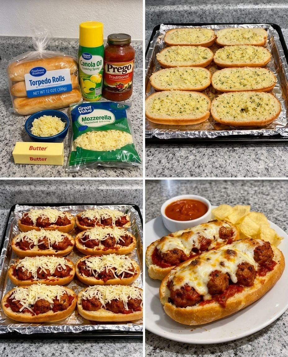 Garlic Bread Meatball Subs – Cheesy, Saucy & Ultimate Comfort Food