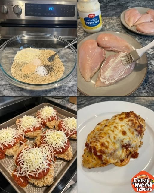 Baked Chicken Parmesan – Crispy, Cheesy & Healthy Comfort Food
