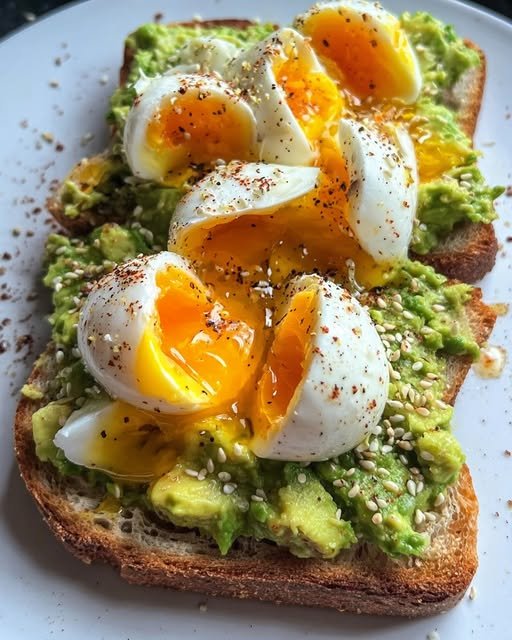 Runny Yolk Avocado Smash Toast Supreme – Creamy, Crunchy & Perfect Breakfast Recipe