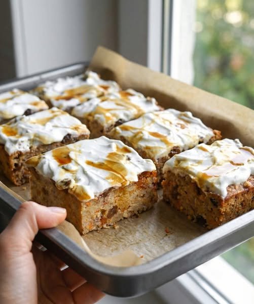 Healthy Oatmeal Carrot Cake – Soft, Moist & Guilt-Free Treat