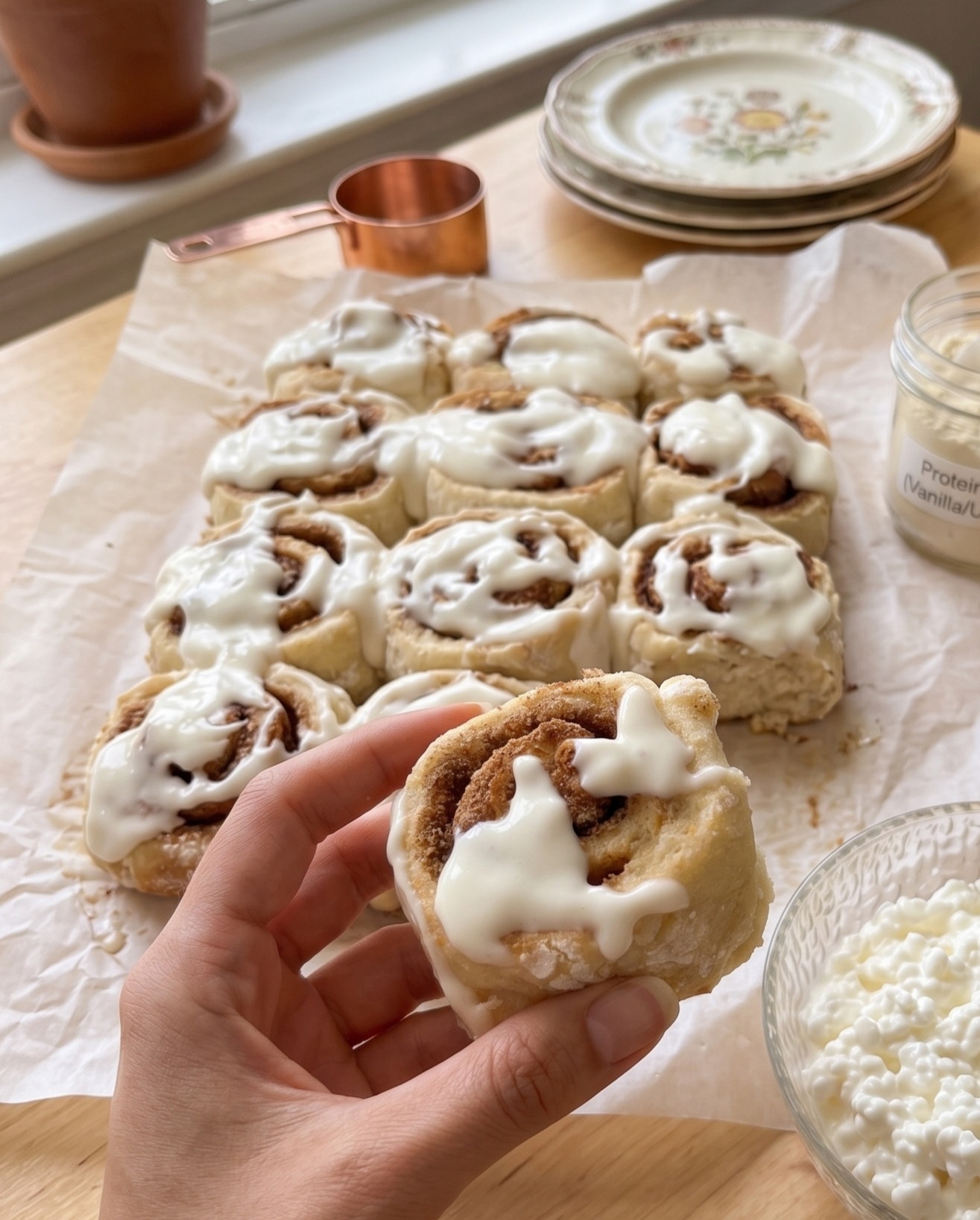 High-Protein Cinnamon Rolls (Soft, Fluffy & Guilt-Free)