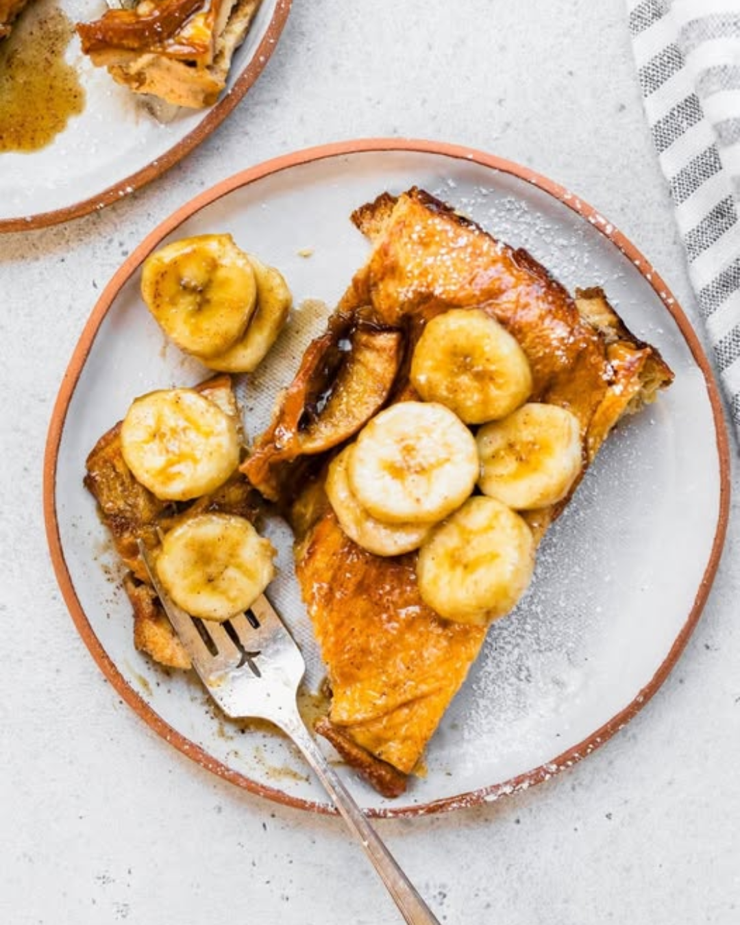Bananas Foster French Toast (Overnight)