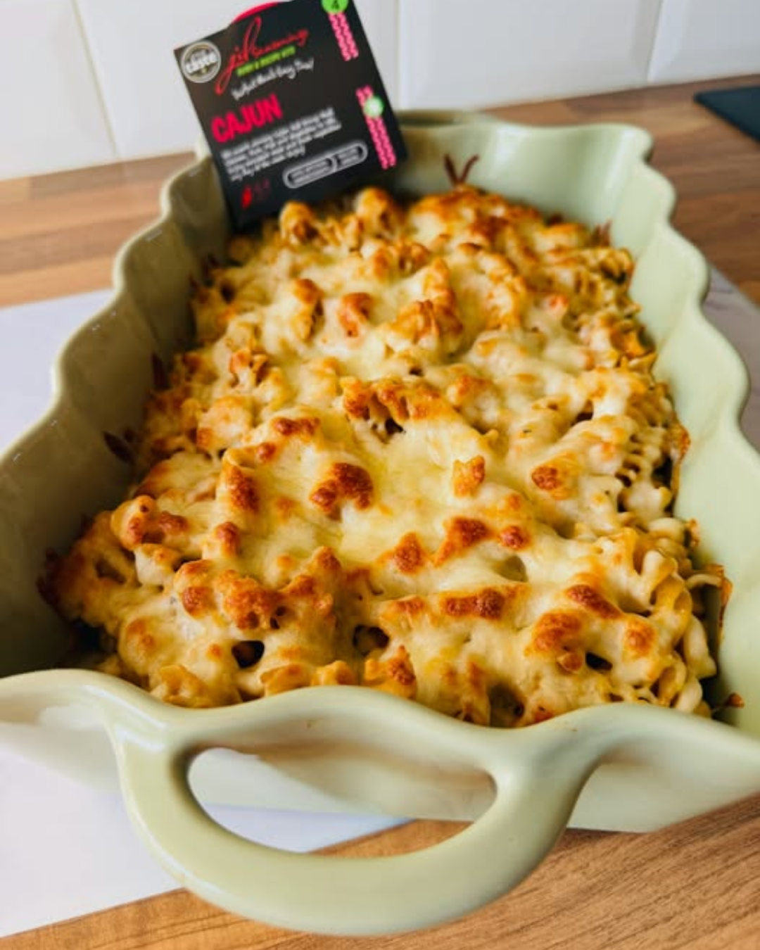 Cajun Chicken Pasta Bake