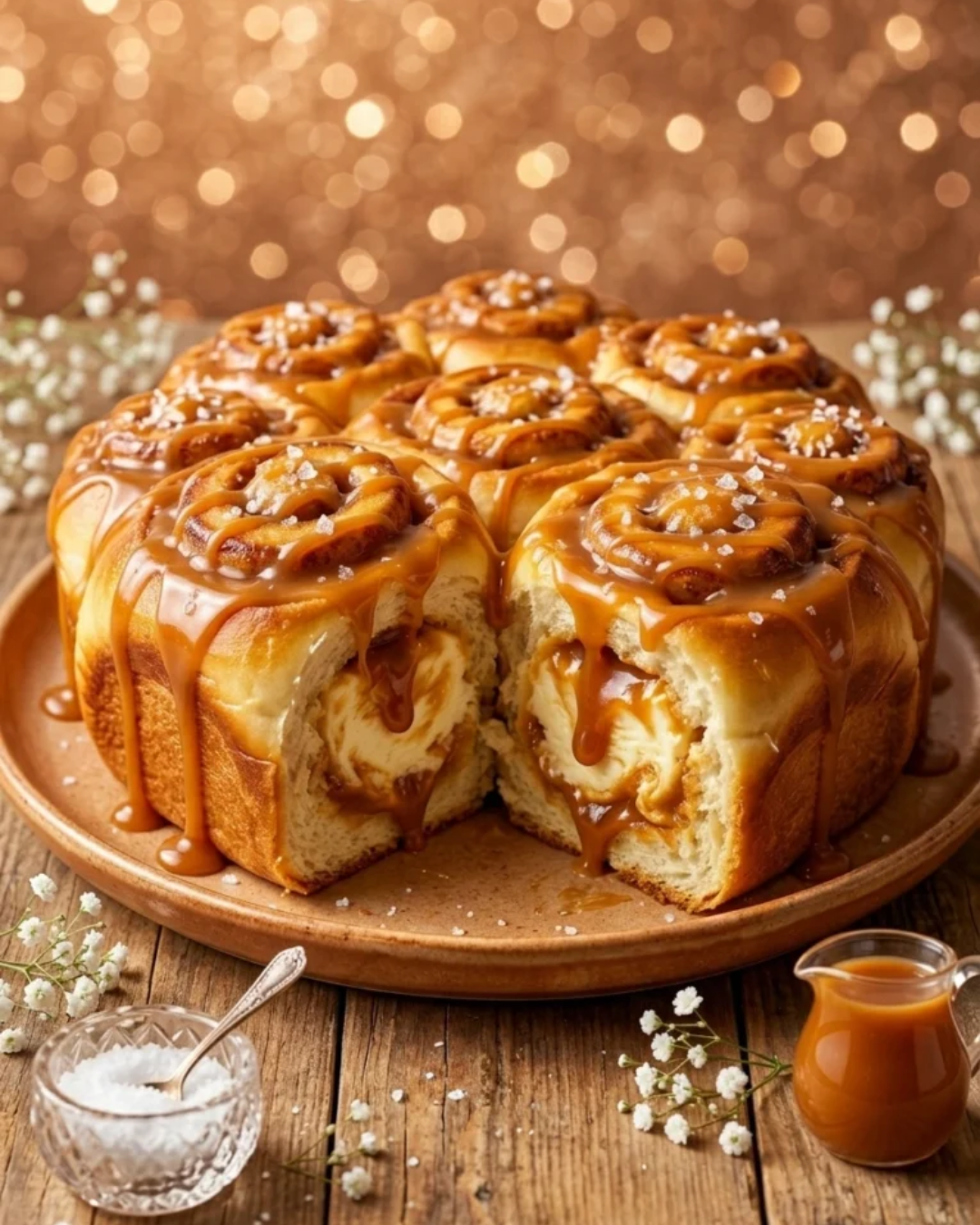 Salted Caramel Cheesecake Rolls: Creamy, Decadent Delight!